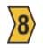 Toon details voor Helagrip merker 4-9mm 8 geel ROL250 Afbeelding van Helagrip merker 4-9mm 8 geel ROL250