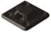 Toon details voor plakzadel 19.0x19.0x3.8mm zwart Afbeelding van plakzadel 19.0x19.0x3.8mm zwart