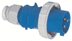 Toon details voor CEE steker 3p  32A 230V 6h blauw IP67 Bals QuickConnect Afbeelding van CEE steker 3p  32A 230V 6h blauw IP67 Bals QuickConnect