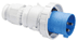 Toon details voor CEE steker 3p  63A 230V 6h blauw IP67 Bals schroef Afbeelding van CEE steker 3p  63A 230V 6h blauw IP67 Bals schroef