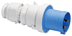 Toon details voor CEE steker 3p  63A 230V 6h blauw IP44 Bals schroef Afbeelding van CEE steker 3p  63A 230V 6h blauw IP44 Bals schroef