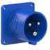 Zeige Details für CEE toestel-inbouw 3p  16A 230V 6h blauw 56x56mm IP44 PCE Bild von CEE toestel-inbouw 3p  16A 230V 6h blauw 56x56mm IP44 PCE