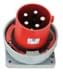 Zeige Details für CEE toestel-inbouw 5p 125A 400V 6h rood 120x120mm IP67 PCE Bild von CEE toestel-inbouw 5p 125A 400V 6h rood 120x120mm IP67 PCE