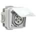 Zeige Details für CEE wcd-inbouwMuur 5p  32A 400V 6h IP44 +inbouwdoos PCE Bild von CEE wcd-inbouwMuur 5p  32A 400V 6h IP44 +inbouwdoos PCE