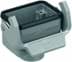 Toon details voor Han  6B-1LOCK koppelhuis laag top-invoer PG13 grijs Afbeelding van Han  6B-1LOCK koppelhuis laag top-invoer PG13 grijs