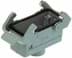 Toon details voor Han 10B-2LOCK koppelhuis laag top-invoer M20 grijs Afbeelding van Han 10B-2LOCK koppelhuis laag top-invoer M20 grijs