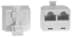 Toon details voor RJ45 koppelstuk-T 1M+2F 1:1 Afbeelding van RJ45 koppelstuk-T 1M+2F 1:1