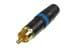 Toon details voor RCA steker goud/zwart/blauw NYS Afbeelding van RCA steker goud/zwart/blauw NYS