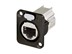Toon details voor etherCON CAT6A chassis D-shape RJ45 black Afbeelding van etherCON CAT6A chassis D-shape RJ45 black