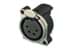 Toon details voor XLR chassis B 4p female PCB-H Afbeelding van XLR chassis B 4p female PCB-H