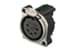 Toon details voor XLR chassis B 5p female PCB-H Afbeelding van XLR chassis B 5p female PCB-H