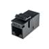 Show details for keystone RJ45/RJ45 CAT5E UTP zwart SCP Picture of keystone RJ45/RJ45 CAT5E UTP zwart SCP