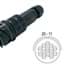 Toon details voor LK 13p cable connector w/out nut male Tourline crimp Afbeelding van LK 13p cable connector w/out nut male Tourline crimp