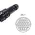 Toon details voor LK 37p cable connector w/out nut male d=13-18mm Tourline short solder Afbeelding van LK 37p cable connector w/out nut male d=13-18mm Tourline short solder