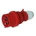 Toon details voor CEE steker 5p  16A 400V 6h rood IP44 Bals QuickConnect Afbeelding van CEE steker 5p  16A 400V 6h rood IP44 Bals QuickConnect