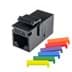 Toon details voor keystone RJ45/RJ45 CAT5E UTP zwart S45 Afbeelding van keystone RJ45/RJ45 CAT5E UTP zwart S45