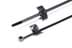 Toon details voor bevestigingsband met spreidanker 200x4,6 HS-zwart ovale gaten Afbeelding van bevestigingsband met spreidanker 200x4,6 HS-zwart ovale gaten