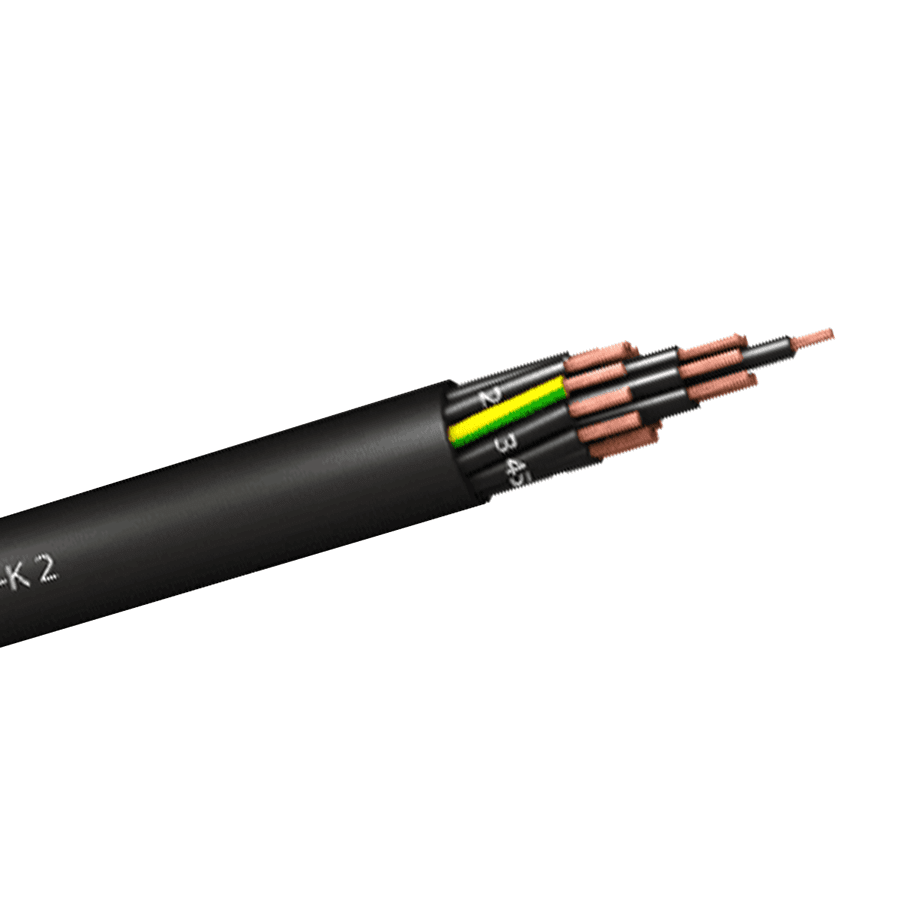 Bild für Kategorie stuurstroomkabel VV-K Flextel 200 0.6/1kV Eca