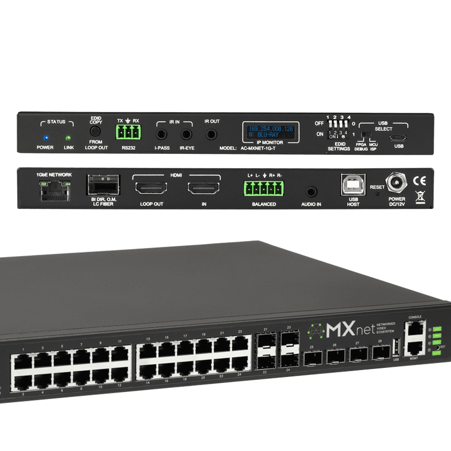 Afbeelding voor categorie MXnet AV over IP Networked Video