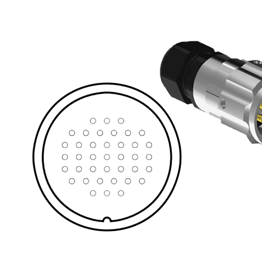 Picture for category Alfar B-92 439R insert 39_pin 10A solder