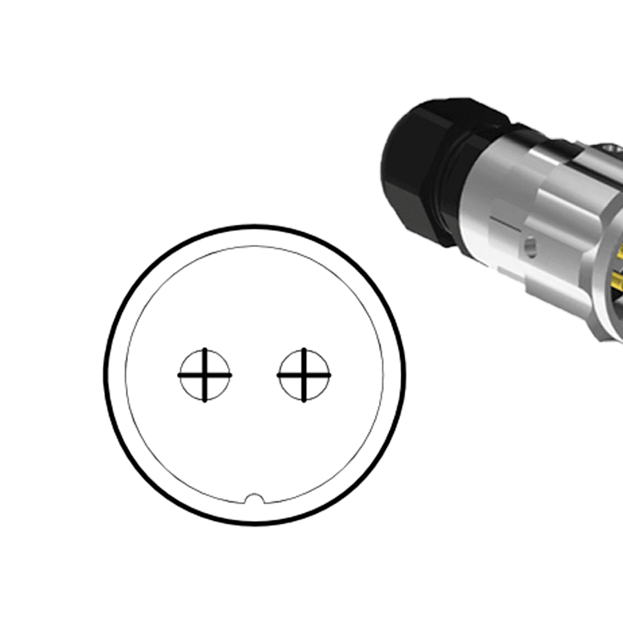 Picture for category Alfar B-92 32F insert 2_pin 50A solder