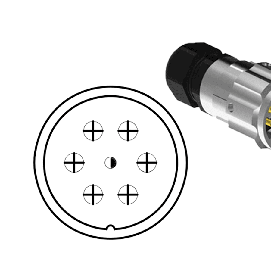 Picture for category Alfar B-92 47M insert 7_pin 50A solder