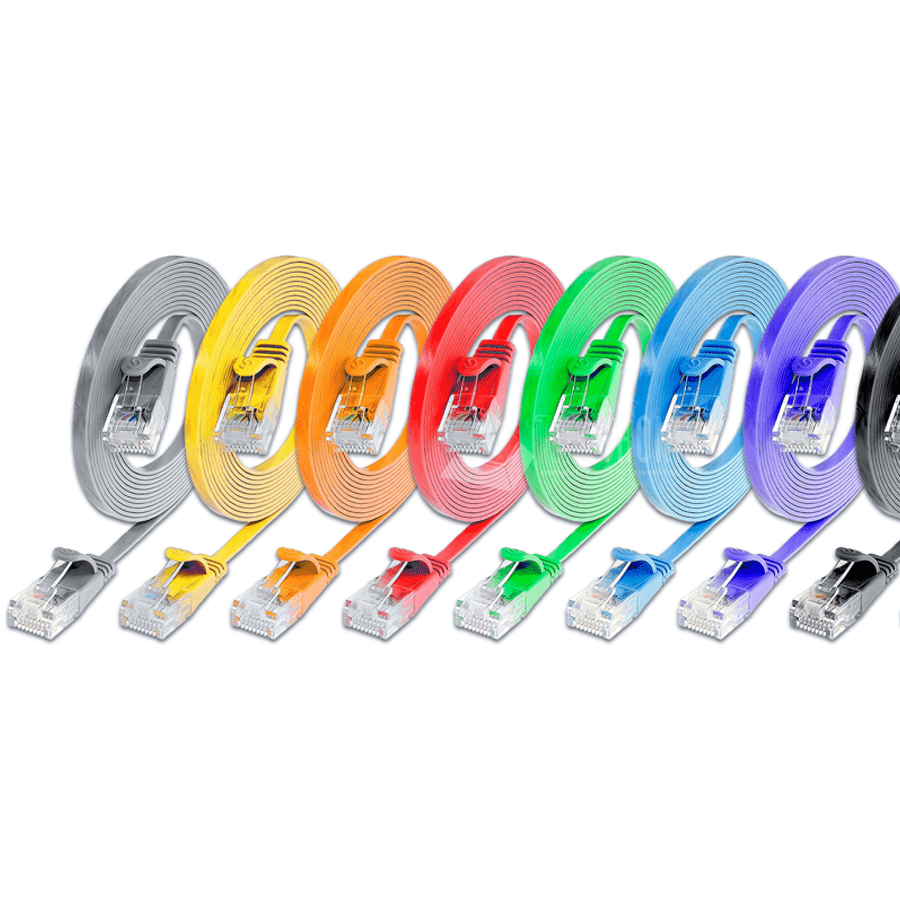 Picture for category RJ45 patchkabel SLIM CAT6 UTP PVC AWG36 FLAT