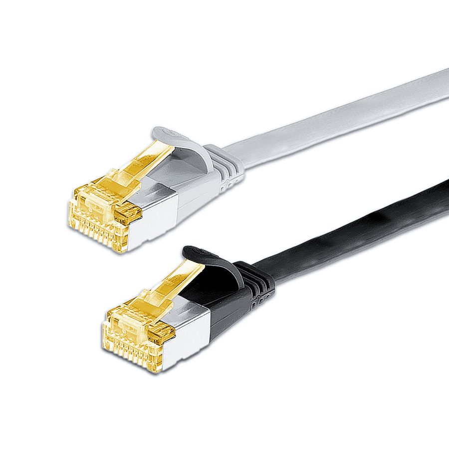 Bild für Kategorie RJ45 patchkabel SLIM CAT6A U/FTP PVC FLAT