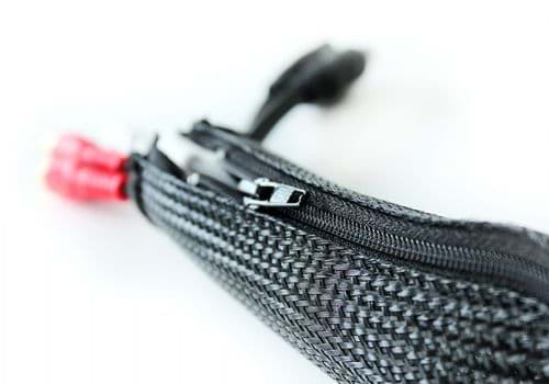 Picture of Cable Socks with zip 30mm Black  2 meter
