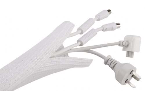 Picture of Self closing cable wrap 10mm White 25 meter
