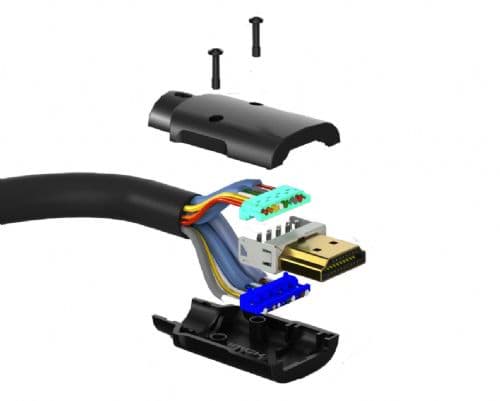 Afbeelding van HDMI kabel V1.4 9,5mm zwart R100