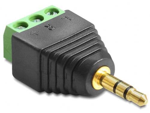 Picture of Smart Terminal Jack 3,5mm male to Screw Terminals
