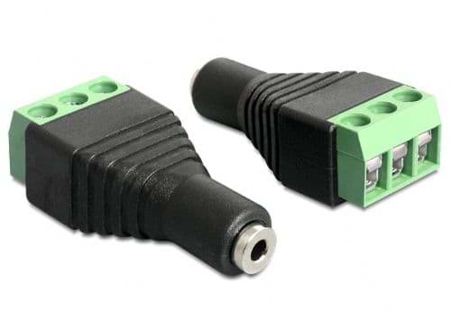 Picture of Smart Terminal Jack 3,5mm female to Screw Terminals