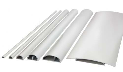 Picture of Cable Cover Aluminium Wit RAL9010 150mm 2,5m