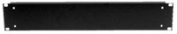 Bild von frontplaat 19inch 2HE-U blind staal zwart (tbv CBox)