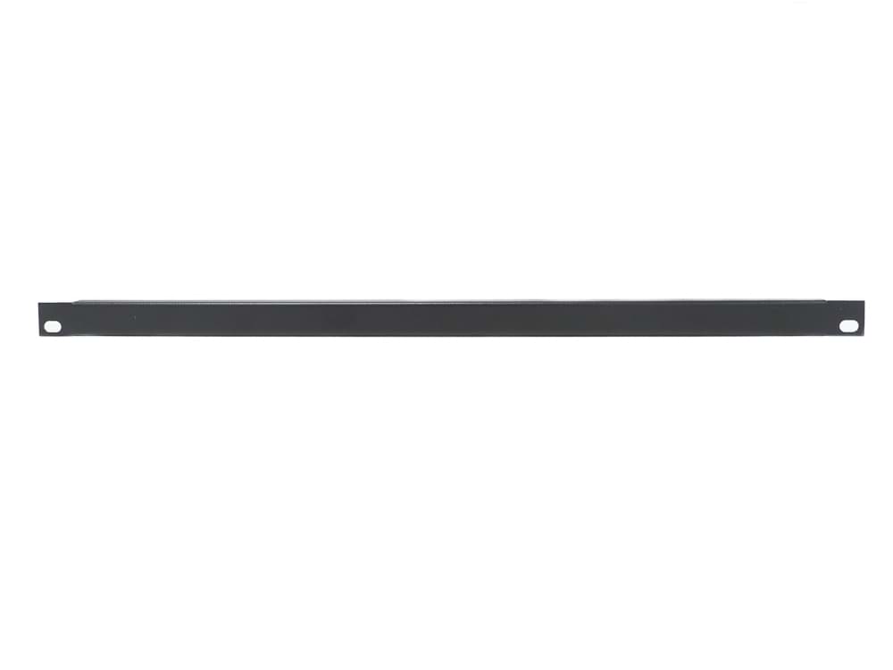 Picture of frontplaat 19inch 1/3HE-U blind staal zwart