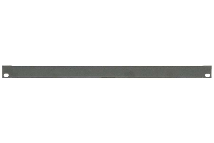 Picture of frontplaat 19inch 2/3HE-U blind staal zwart