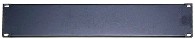 Picture of frontplaat 19inch 2HE-U blind staal zwart