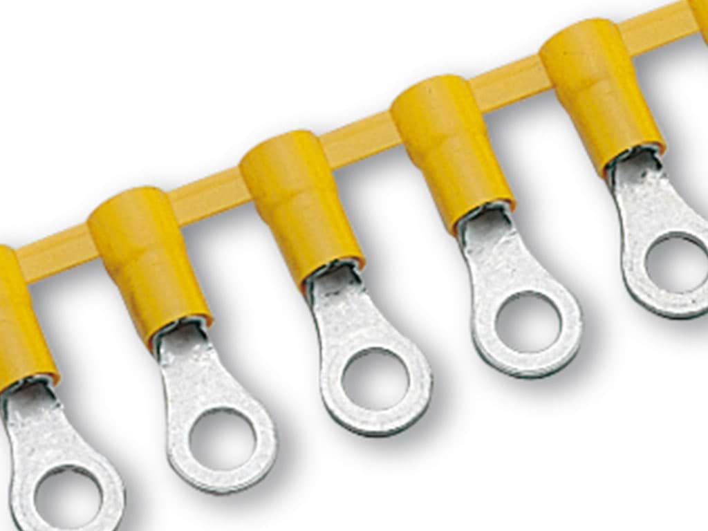 Bild von ringkabelschoen 0.25-1.5mm2 rood M6 L=26.4 PC-V0 BAND2000