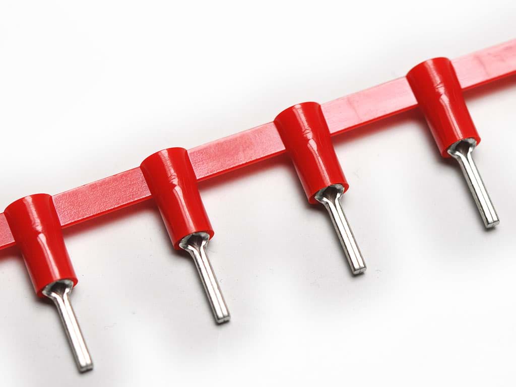 Afbeelding van pinkabelschoen geisoleerd 0.25-1.5mm2 rood 12mm PC-V0 BAND2000