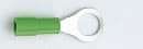 Picture of ringkabelschoen geisoleerd 0.2-0.5mm2 groen M5 PC-V0 VPE100