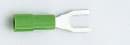 Bild von vorkkabelschoen geisoleerd 0.2-0.5mm2 groen  3.2mm PC-V0 VPE100