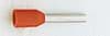 Bild von adereindhuls geisoleerd   1.0mm2 rood pen= 8mm PKD ZK500