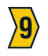Afbeelding van Helagrip merker 4-9mm 9 geel ROL250