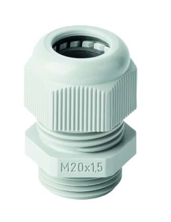 Bild von wartel kunststof IP68 M16 doorlaat 5-10mm tap=8mm lichtgrijs