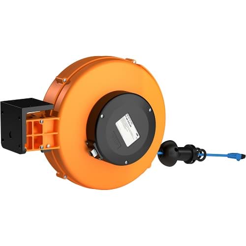Bild von veerhaspel FT260 met LAN-kabel 10m blauw + RJ45 1GB Ethernet