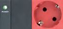 Picture of PDU 19inch in: C14+2,0m uit:8xSchuko met LED / rode behuizing