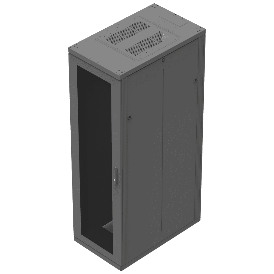 Picture of Rack 19inch 42HE W600 D1000 SR-2 glasdeur+achterdeur
