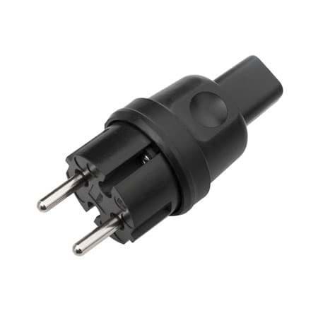 Picture of stekker-prikkabel 2-polig rubber 242 AVA