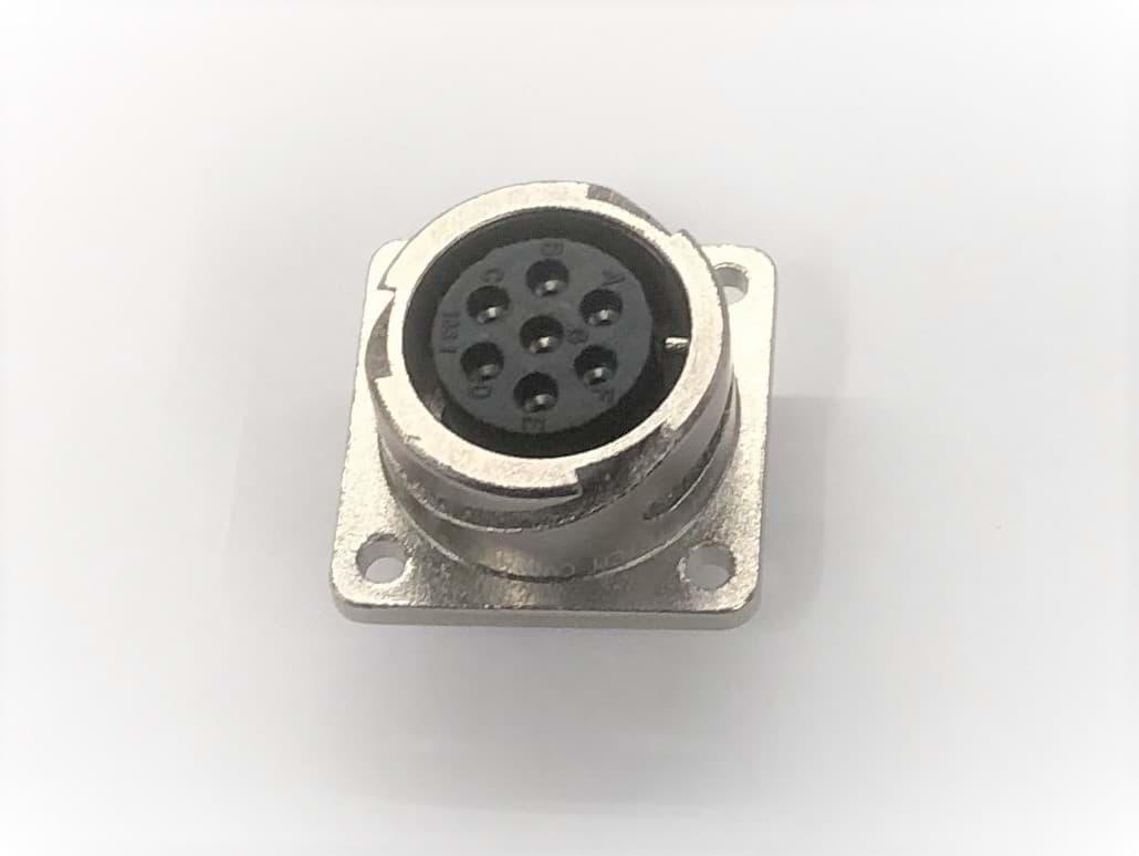 Picture of CVB 02R 16S-1S F5 chassis 7p female nickel